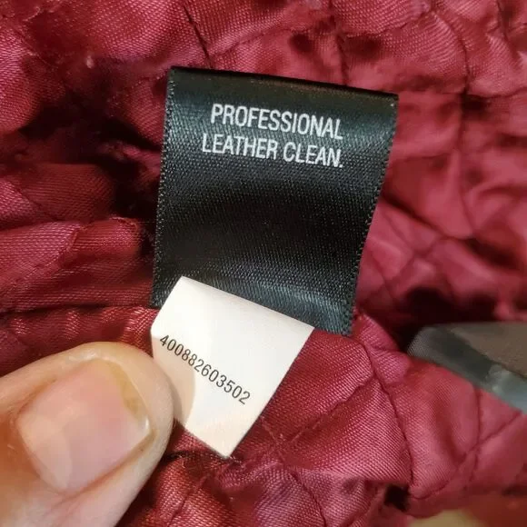 Croft & Barrow Women's Black 100% Leather Jacket/Coat W/ Belt - Size SMALL Lined - Picture 8 of 8